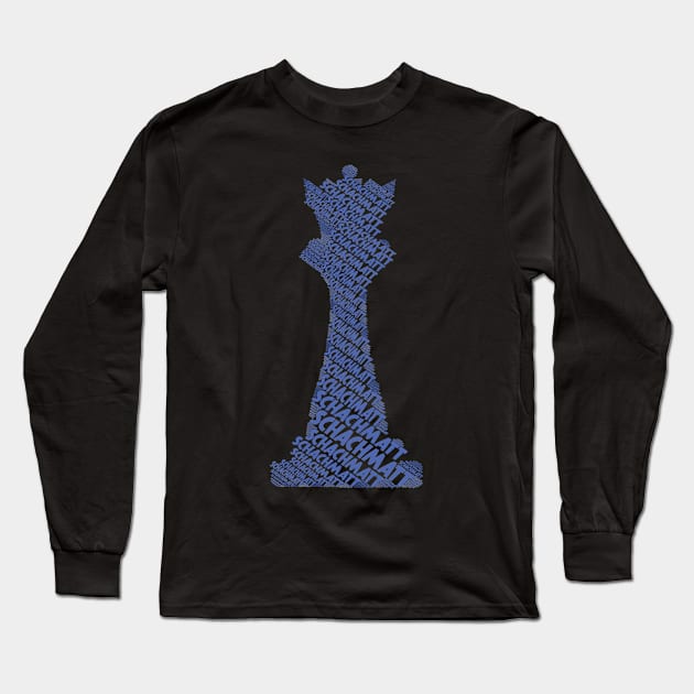 Chess pawn queen Long Sleeve T-Shirt by HBfunshirts